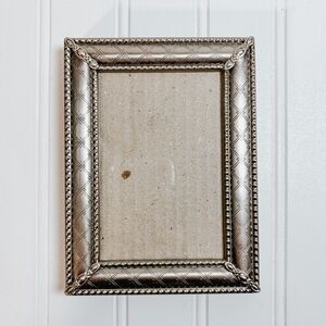 Vintage Silver Metal Picture Frame
